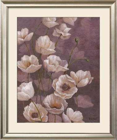 Poppies On Lavender I by Vivian Flasch Pricing Limited Edition Print image