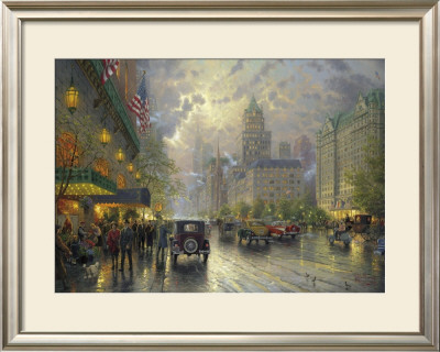 New York 5Th Ave Limited Edition Print by Thomas Kinkade Pricing