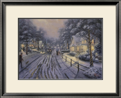 Hometown Christmas Memories - Ap by Thomas Kinkade Pricing Limited Edition Print image