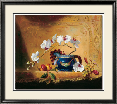Majolica With Orchids by Fran Di Giacomo Pricing Limited Edition Print image