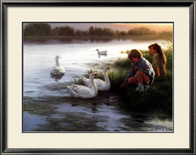 At The Mill Pond by Robert Duncan Pricing Limited Edition Print image