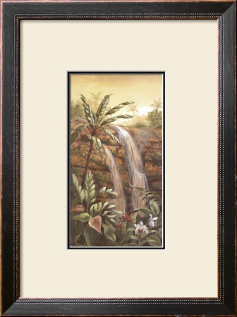 Tropical Waterfall I by Vivian Flasch Pricing Limited Edition Print image