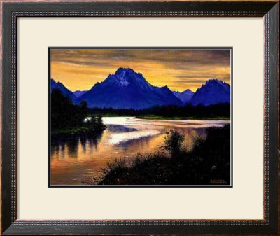 Teton Sunset by Al Feldstein Pricing Limited Edition Print image