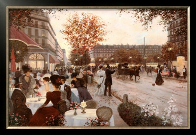 Paris In The Evening by Christa Kieffer Pricing Limited Edition Print image