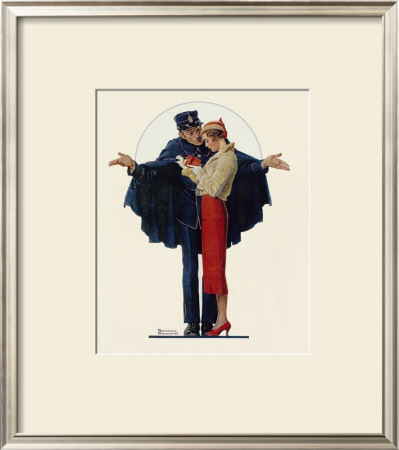 Boulevard Haussman In Paris by Norman Rockwell Pricing Limited Edition Print image