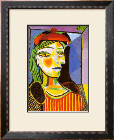 Girl With Red Beret by Pablo Picasso Pricing Limited Edition Print image