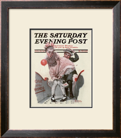 Cave Of The Winds by Norman Rockwell Pricing Limited Edition Print image