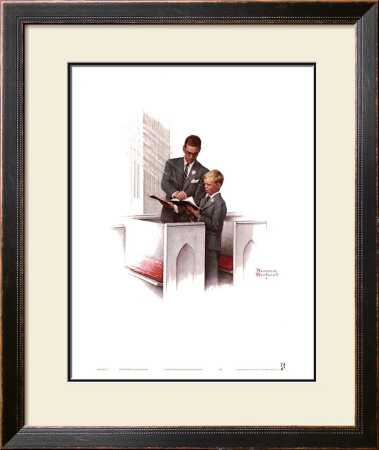 In His Spirit by Norman Rockwell Pricing Limited Edition Print image