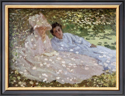 Madame Monet In The Garden by Claude Monet Pricing Limited Edition Print image