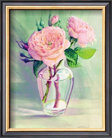 Pink Ribbon Rose by Mary Kay Krell Pricing Limited Edition Print image
