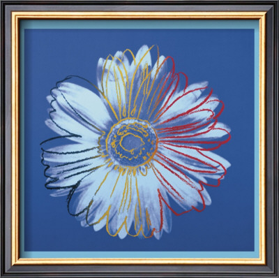 Daisy, C.1982  (Blue On Blue) by Andy Warhol Pricing Limited Edition Print image