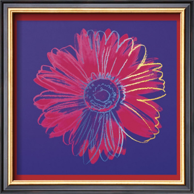 Daisy, C.1982  (Blue And Red) by Andy Warhol Pricing Limited Edition Print image