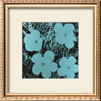 Flowers, C.1967 (Blue) by Andy Warhol Pricing Limited Edition Print image