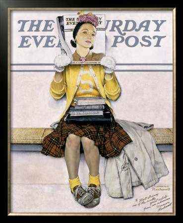 Cover Girl by Norman Rockwell Pricing Limited Edition Print image