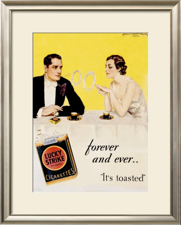 Lucky Strike Cigarette by Howard Chandler Christy Pricing Limited Edition Print image