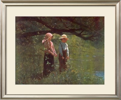 Fishin' by Winslow Homer Pricing Limited Edition Print image