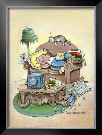 King Of The Couch by Gary Patterson Pricing Limited Edition Print image