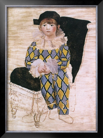 Paul As Harlequin, C.1924 by Pablo Picasso Pricing Limited Edition Print image