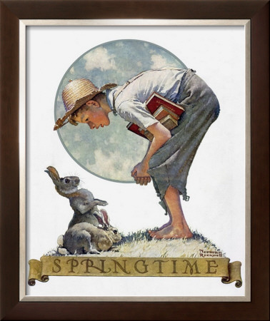 Springtime 1935 by Norman Rockwell Pricing Limited Edition Print image
