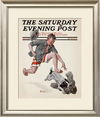 Runaway Pants by Norman Rockwell Pricing Limited Edition Print image