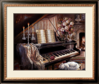 Sonata By Firelight by Judy Gibson Pricing Limited Edition Print image