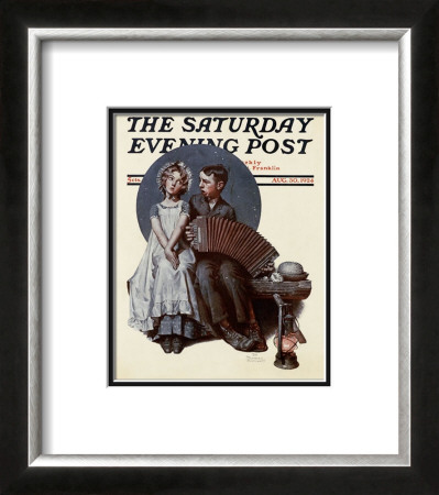 The Accordianist by Norman Rockwell Pricing Limited Edition Print image
