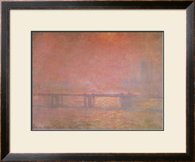 The Thames At Charing Cross by Claude Monet Pricing Limited Edition Print image