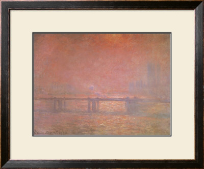 The Thames At Charing Cross by Claude Monet Pricing Limited Edition Print image