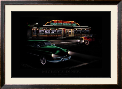 Mickey's Diner by Helen Flint Pricing Limited Edition Print image