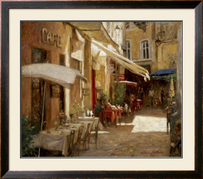 Cafe De Provence by Leonard Wren Pricing Limited Edition Print image