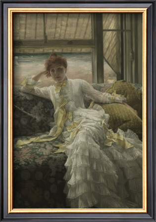 July: Specimen Of A Portrait, C.1878 by James Tissot Pricing Limited Edition Print image