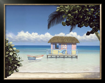 Island Hut by Daniel Pollera Pricing Limited Edition Print image