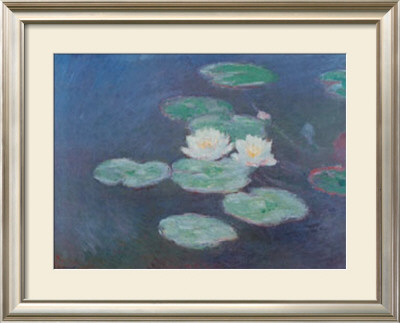 Water Lilies By Nightfall by Claude Monet Pricing Limited Edition Print image
