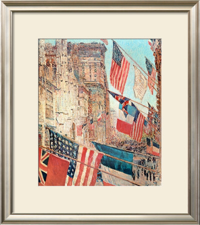 Allies Day, May 1917, 1917 by Childe Hassam Pricing Limited Edition Print image