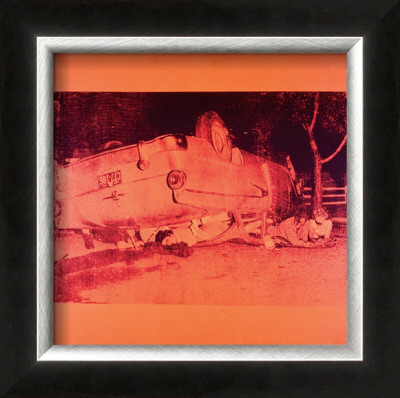 Five Deaths On Orange (Orange Disaster), C.1963 (Orange Car) by Andy Warhol Pricing Limited Edition Print image