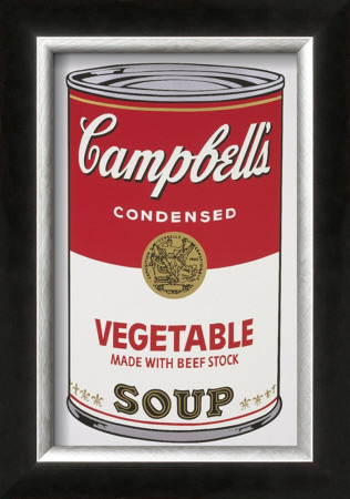 Campbell's Soup I: Vegetable, C.1968 by Andy Warhol Pricing Limited Edition Print image