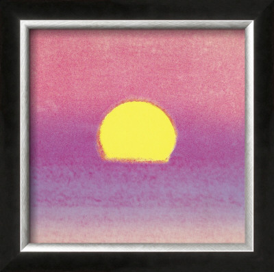Sunset, C.1972 (Pink, Purple, Yellow) by Andy Warhol Pricing Limited Edition Print image