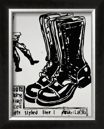 Paratrooper Boots, C.1985-86 by Andy Warhol Pricing Limited Edition Print image