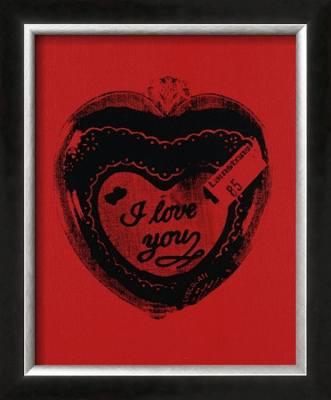 Heart, C.1984 (I Love You) by Andy Warhol Pricing Limited Edition Print image