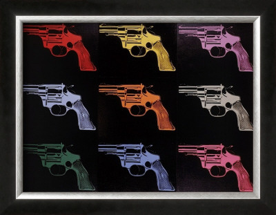 Gun, C.1982 (Many/Rainbow) by Andy Warhol Pricing Limited Edition Print image
