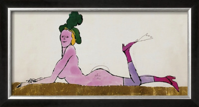Reclining Female, C.1955 by Andy Warhol Pricing Limited Edition Print image