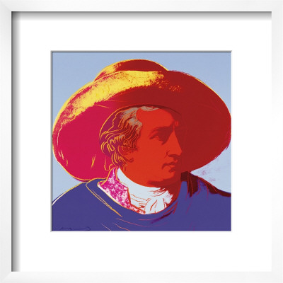Goethe, C.1982 (Blue Shirt) by Andy Warhol Pricing Limited Edition Print image