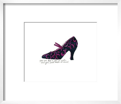 Blue And Pink Shoe, C.1955 by Andy Warhol Pricing Limited Edition Print image