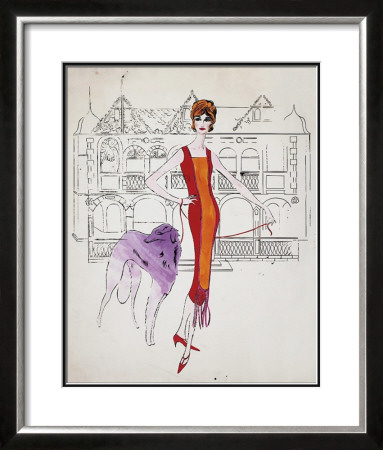 Female Fashion Figure, C.1959 by Andy Warhol Pricing Limited Edition Print image