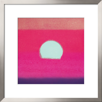 Sunset, C.1972 (Hot Pink, Purple, Red, Blue) by Andy Warhol Pricing Limited Edition Print image