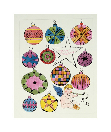 Fairy And Christmas Ornaments, C.1953-1955 by Andy Warhol Pricing Limited Edition Print image