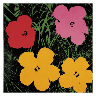 Flowers, C.1964 (Red, Pink, Yellow) by Andy Warhol Pricing Limited Edition Print image