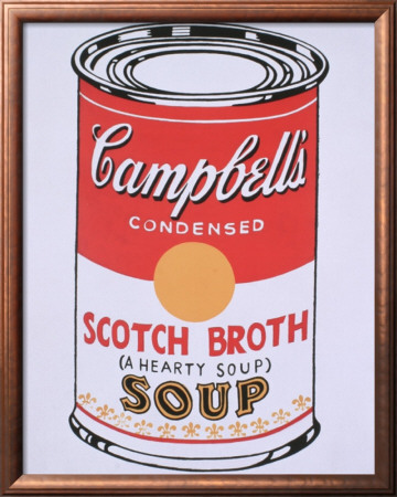 Scotch Broth Campbell's Soup by Andy Warhol Pricing Limited Edition Print image