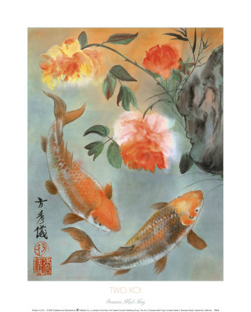 Two Koi by Suzanna Mah Fong Pricing Limited Edition Print image