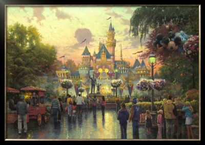 Disneyland, 50Th Anniversary by Thomas Kinkade Pricing Limited Edition Print image